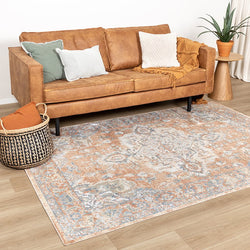 Washable Rug - Nova Medallion Terra