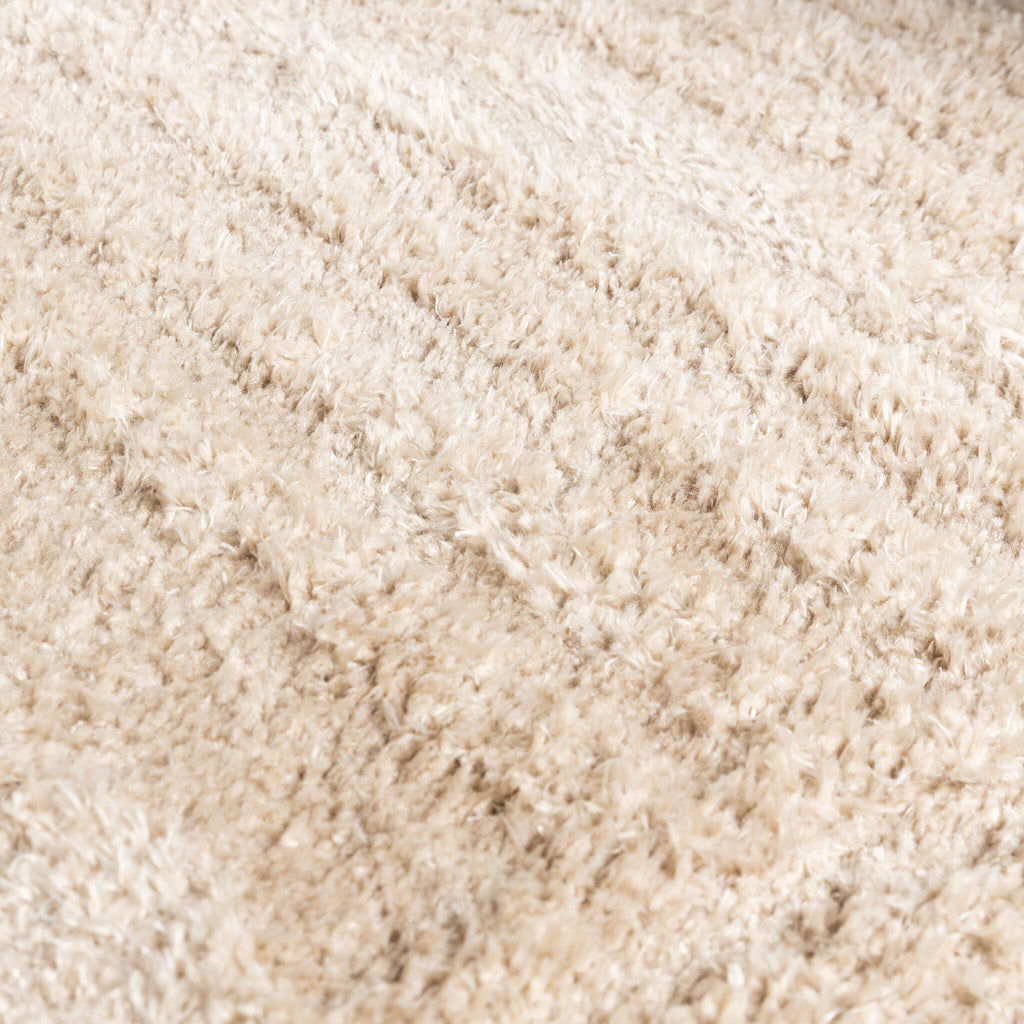 Round Scandinavian rug - Lova Arches Beige