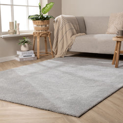 Washable Rug - Clean Light Grey
