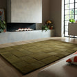 Luxury Rug - Xeano Checkerboard Green