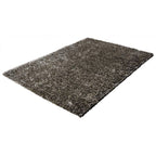 Shaggy floor rug - Paulina Beige/Black