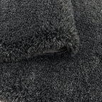 Round high-pile floor rug - Fuzzy Dark Grey