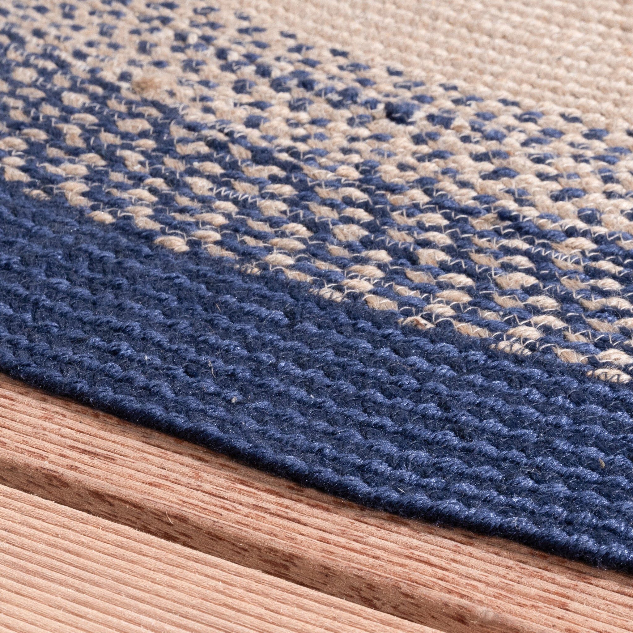 Round Indoor Outdoor Rug - Florence Blue
