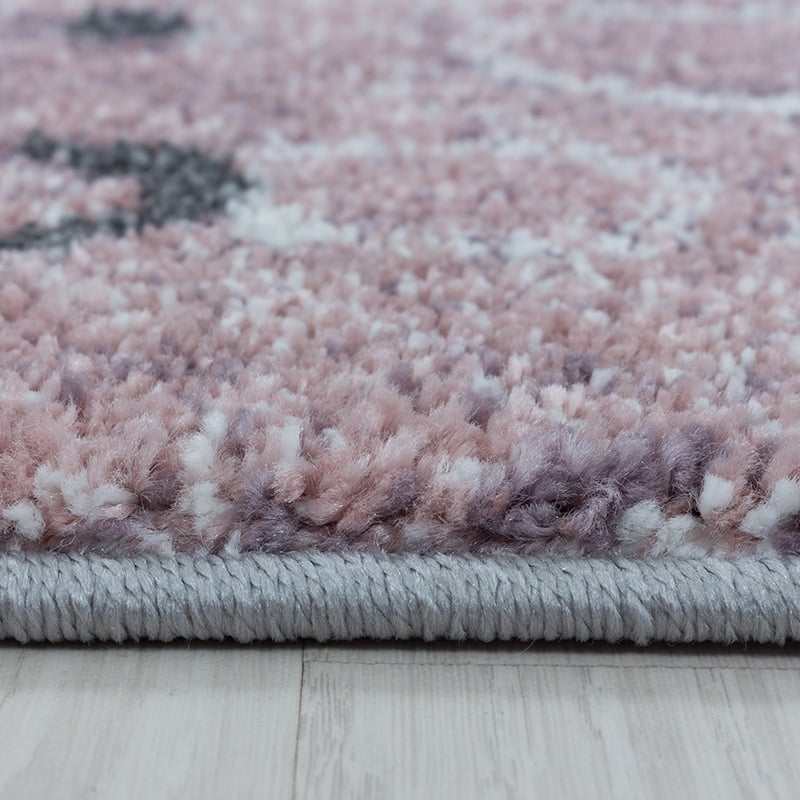 Children's floor rug - Fleurtje Planets Grey
