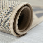 Round Outdoor Rug - Floreno Padua Beige/Anthracite