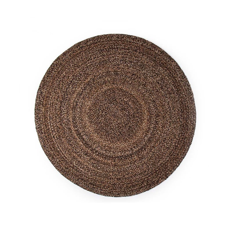 Round Wool Floor Rug - Bellano ST Brown 623