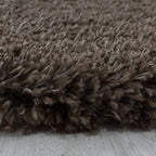High-Pile Floor Rug - Fuzzy Brown