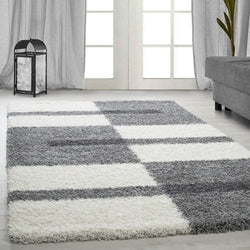 High-pile Floor Rug - Gala Light Grey