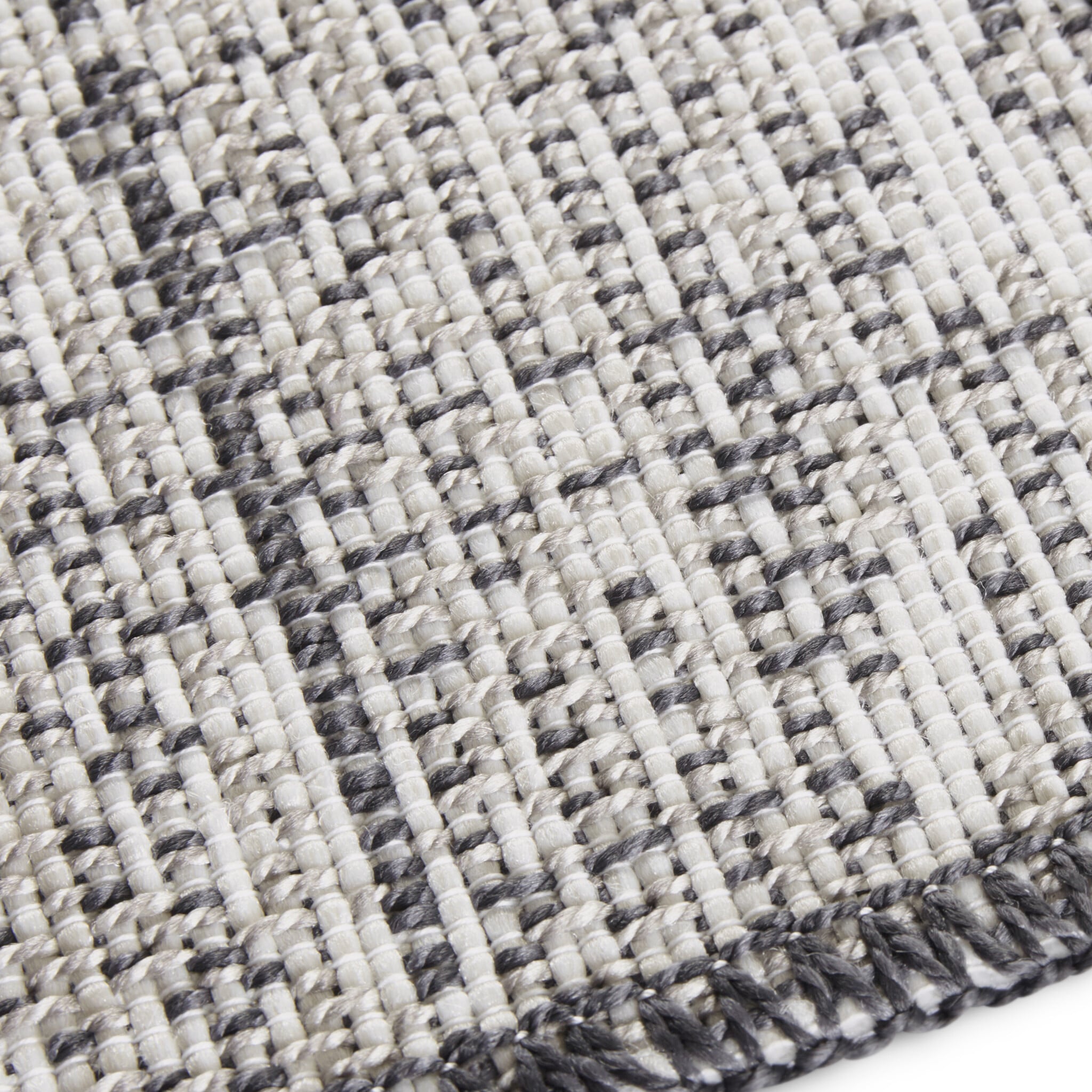 Outdoor Floor Rug - Curious Cream Anthracite Blois