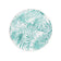 Round Rug - Palmier Leaves Green