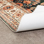 Vintage Outdoor Rug - Santo Flora Dark Green