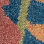 Children's floor rug - Zesto Jungle Multicolor