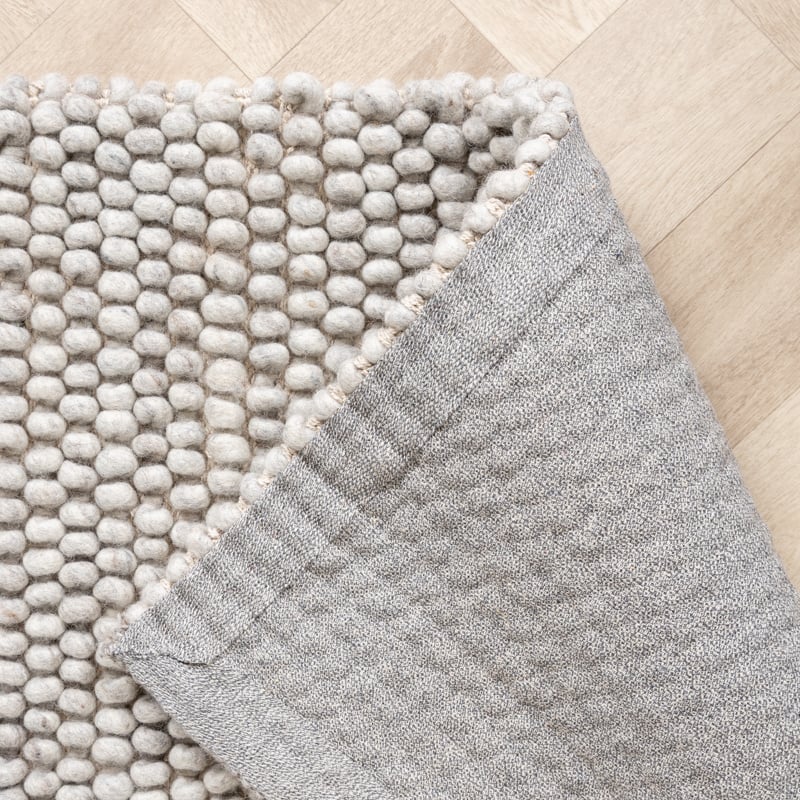 Wool Rug - Luminous Light Grey