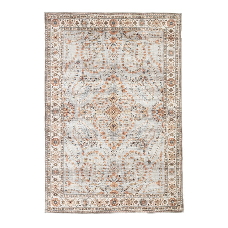 Vintage Outdoor Rug - Santo Flora Light Grey