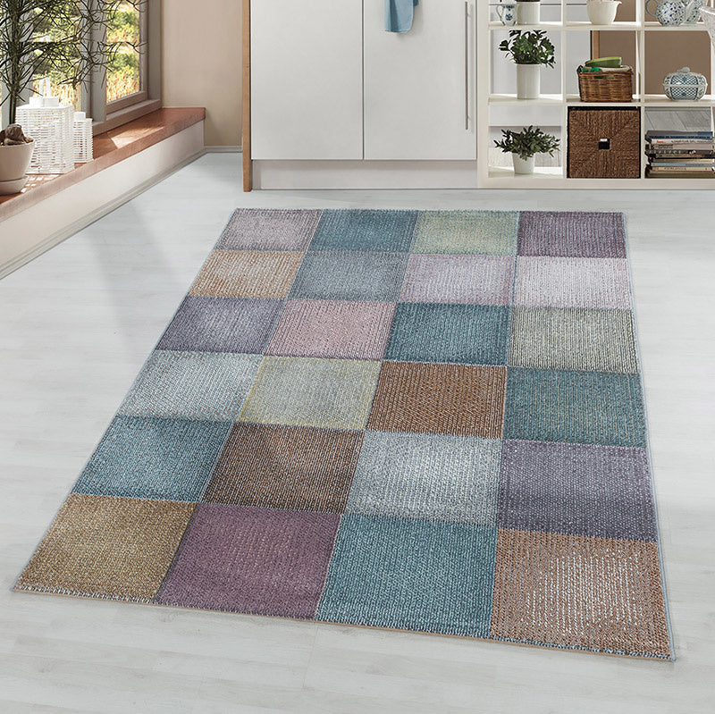 Modern floor rug - Optimism Block Multicolor