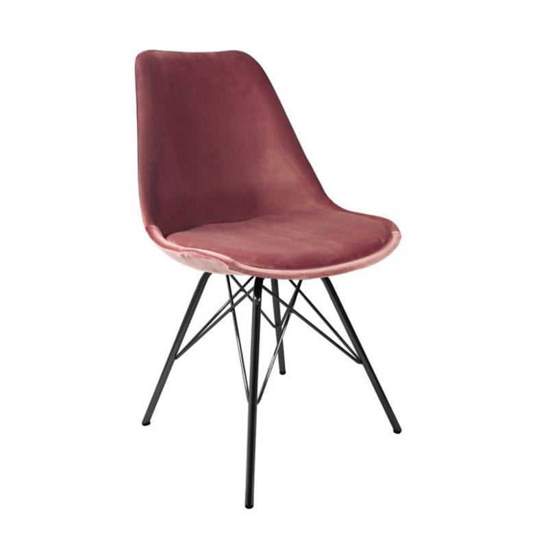 Velvet chair - Pink