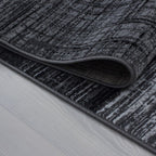 Modern floor rug - Plus Black 8001