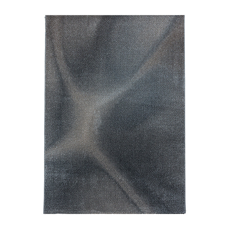 Retro floor rug - Stencil Light Brown/Anthracite