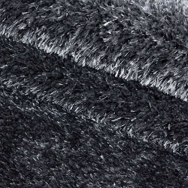High pile floor rug - Blushy Dark Grey