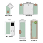 Balcony rug - Piatto Oro Blue