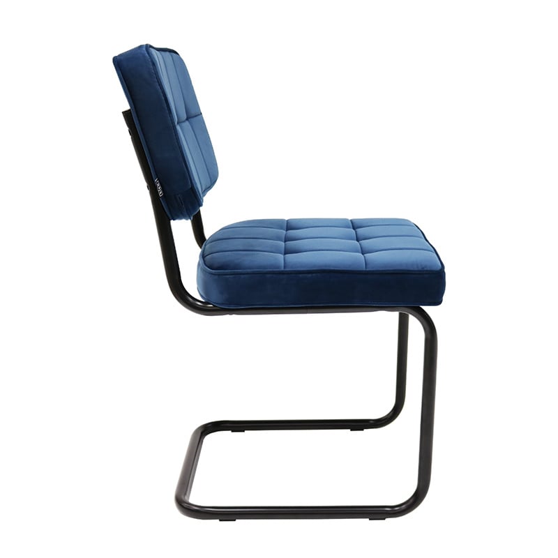 Velvet Chair - Ivy Dark Blue