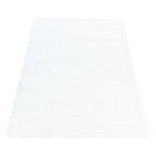 High pile floor rug - Blushy White