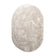 Oval Shaggy Rug - Blaze Beige/Grey
