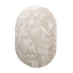 Oval Shaggy Rug - Blaze Beige/Grey
