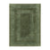 Scandinavian Rug - Lova Border Green