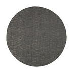 Round Outdoor Rug - Malta Melange Black
