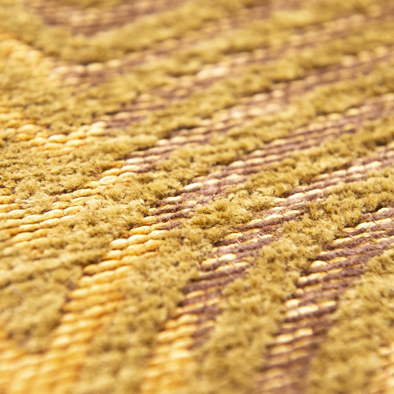 Modern Floor Rug - Meditation Coral 9226 Ochre Yellow