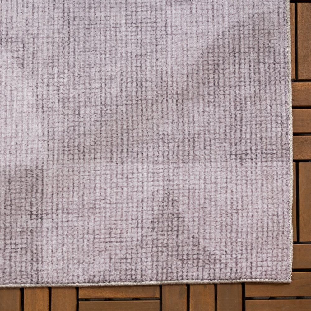 Abstract Outdoor Rug - Groovy Tiles Grey