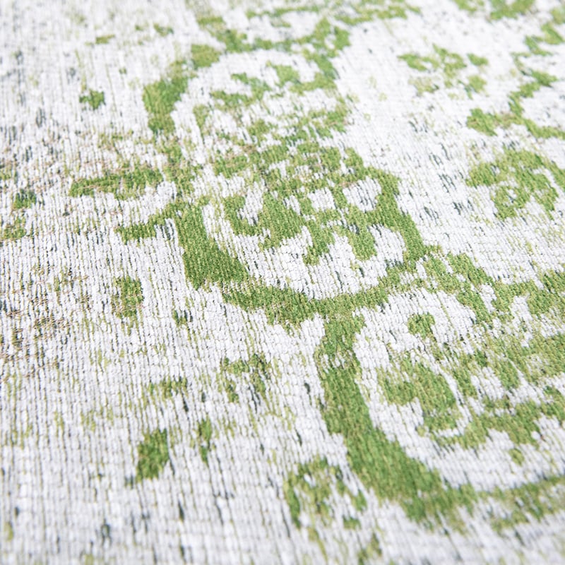 Vintage floor rug - Fading World Medallion Green 9066