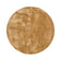 Round washable rug - Clean Gold