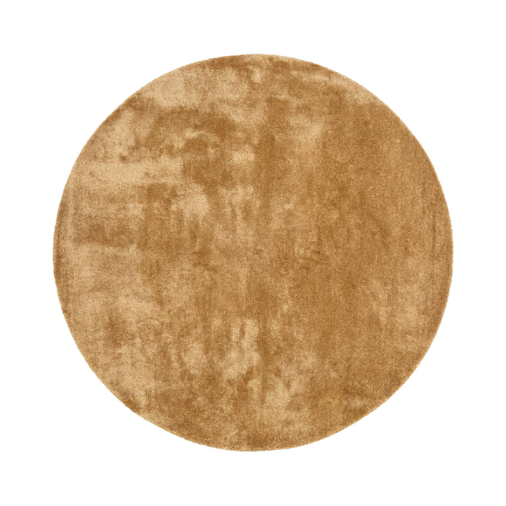 Round washable rug - Clean Gold