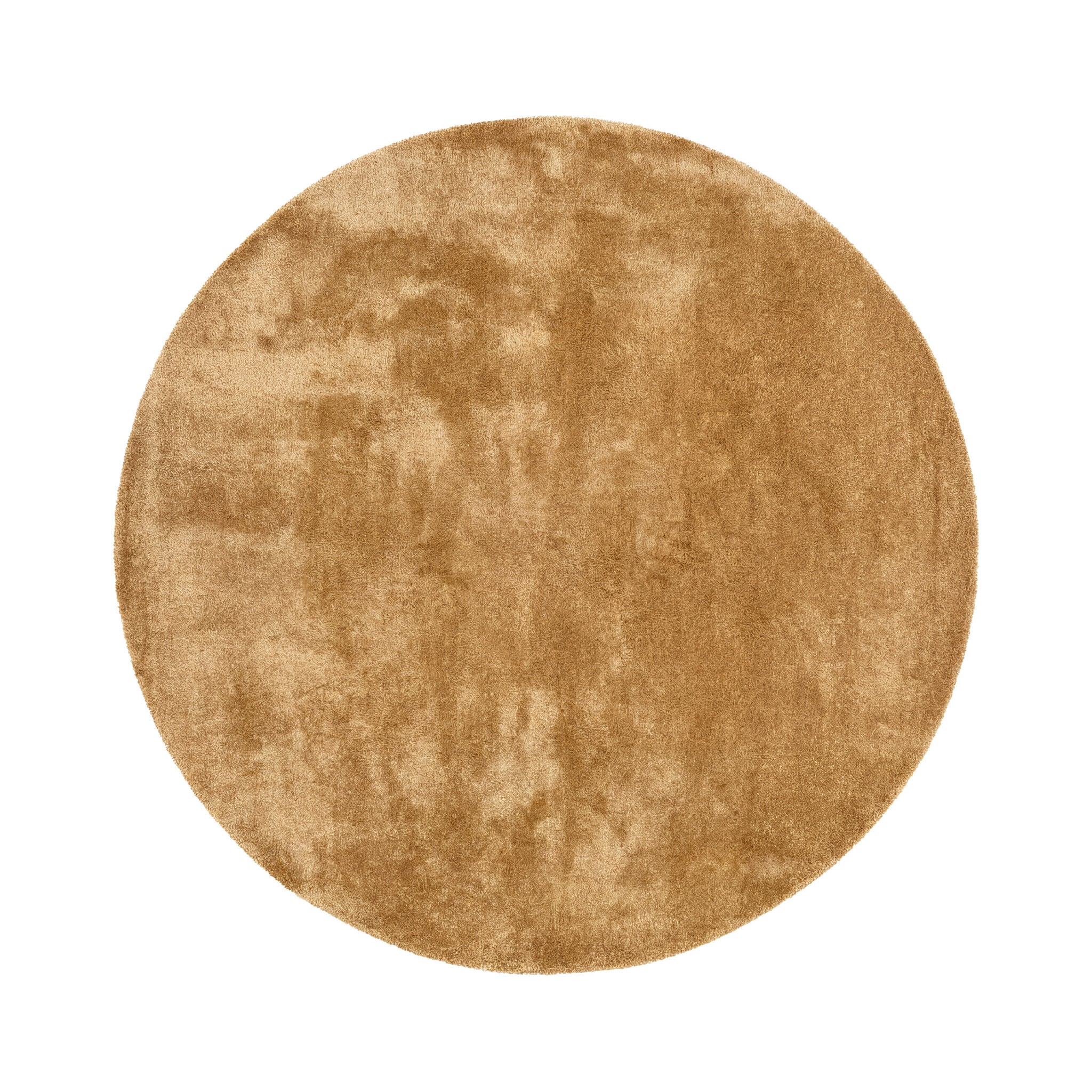 Round washable rug - Clean Gold