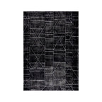 Geometric floor rug - Marcel Black