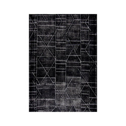 Geometric floor rug - Marcel Black