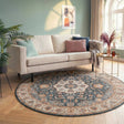 Round Vintage Rug - Imagine Medallion Rustic