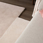 Wool Abstract Rug – Jules Creme/Taupe