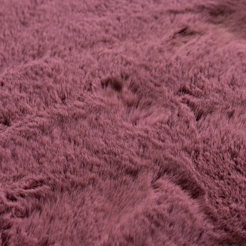 Round High Pile Rug - Comfy Supreme Dark Pink
