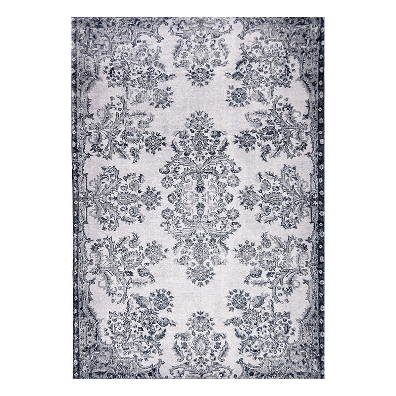 Vintage floor rug - Nadine Flore Light Grey