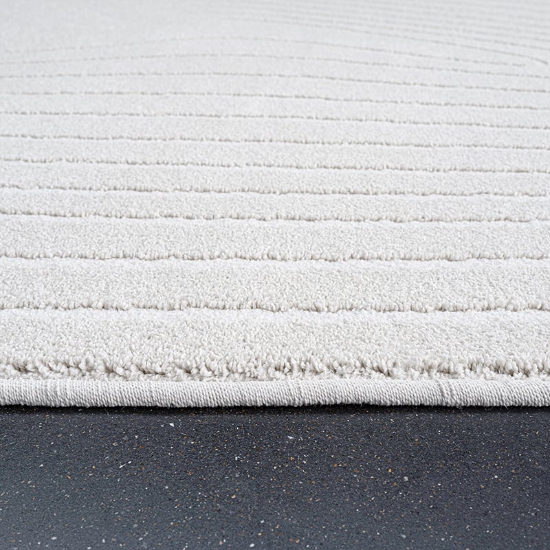 Organic floor rug - Vince 6161 White