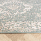 Vintage Runner Rug - Spring Medallion Green/Cream