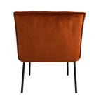 Velvet armchair - Lola Orange