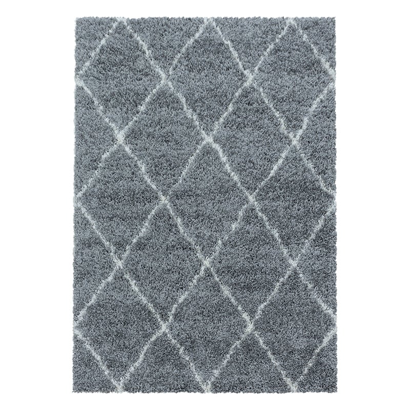 Berber Rug - Agadir Lines Grey/Cream