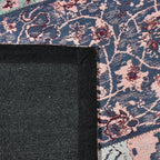 Patchwork floor rug - Delany Pink