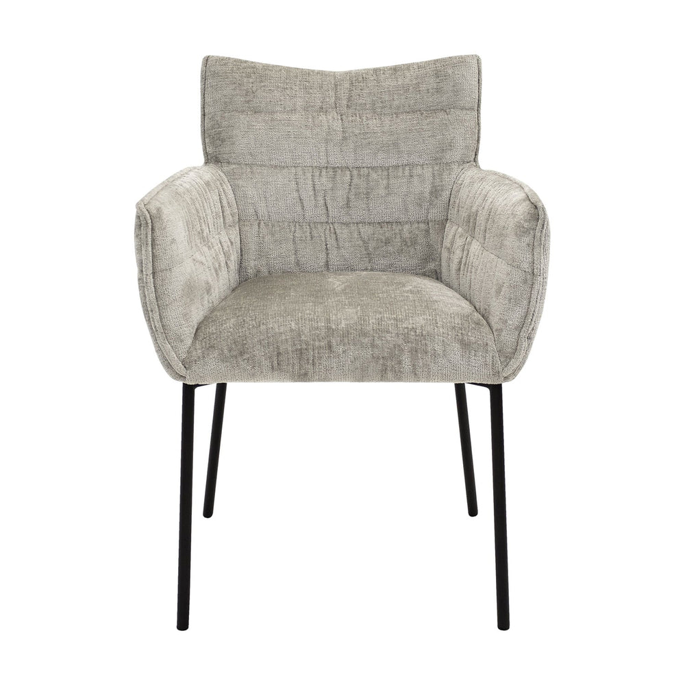 Dining chair - Goos Grey/Cream