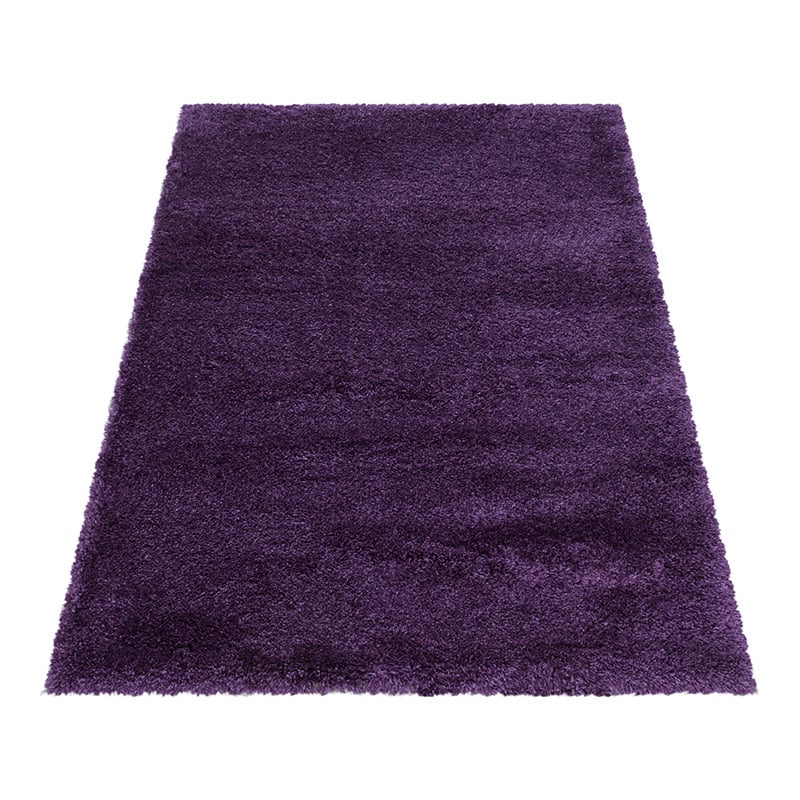 High-pile floor rug - Fuzzy Purple