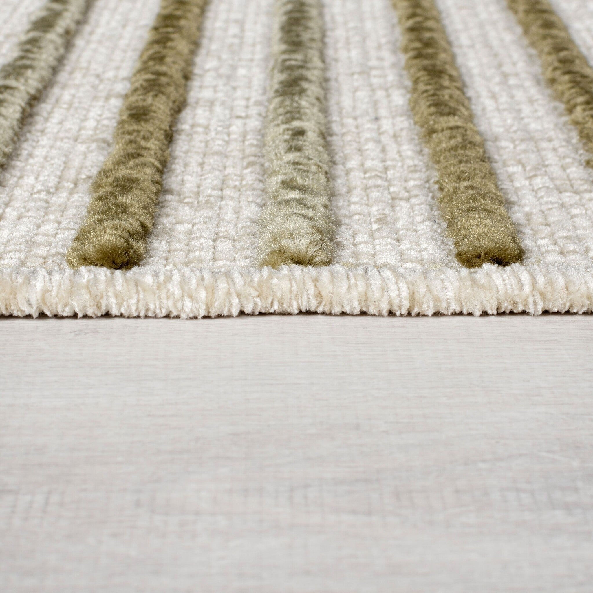 Washable Runner - Elto Stripe Green